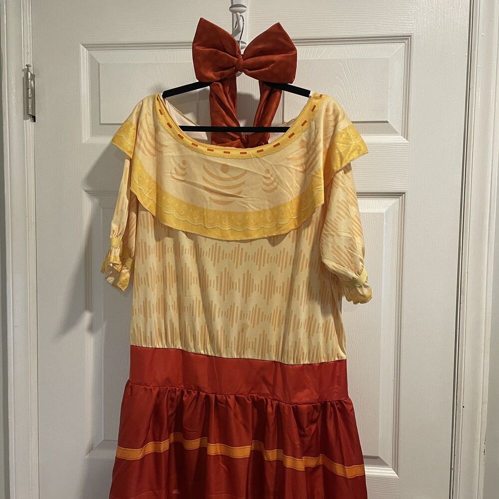 Dolores Madrigal Disney Encanto Halloween Costume XL(18-20) Woman Adult Cosplay